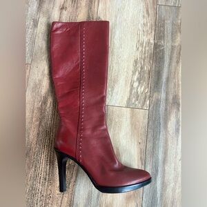 Red Bottega Veneta boots